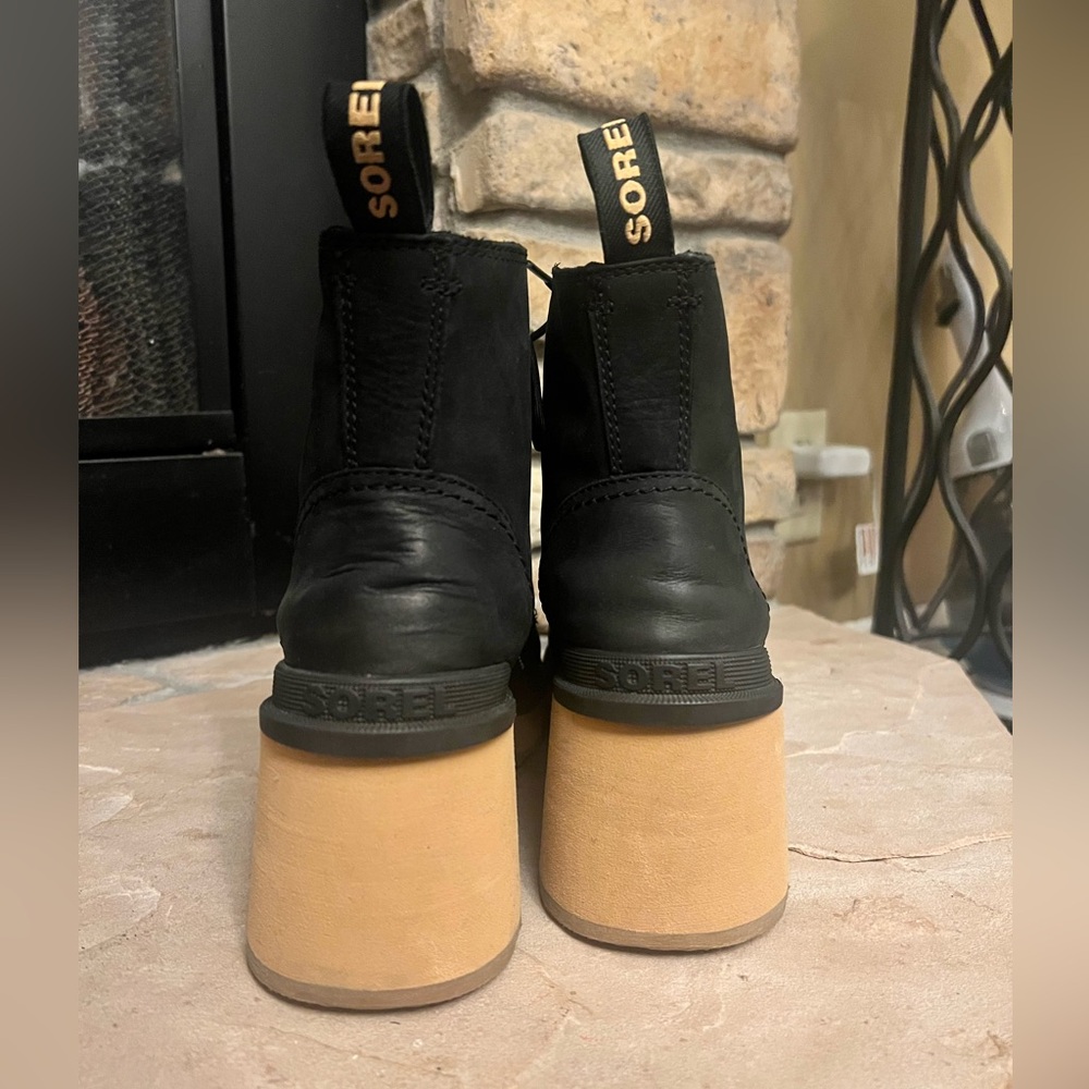 Sorel Women's Hi-Line Lace-Up Lug Combat Boots - Picture 9 of 12